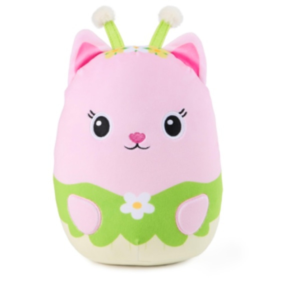 NWT Kitty Fairy Squishy Toy - Pink and Green